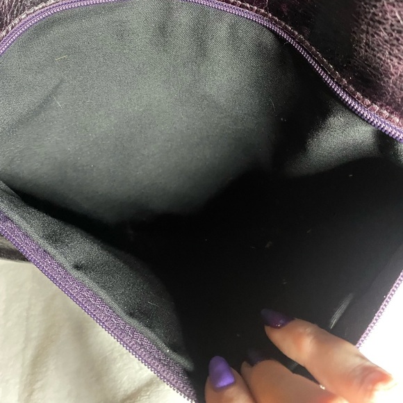 Pietro Alessandro Patent Leather Shoulder Bag -Purple - Picture 2 of 7